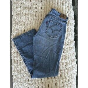 Levis 545 Low Bootcut Jeans Womens Sz8 Regular Blue light Denim Stretch Pants